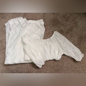 2 piece sheer cover-up/beach wear